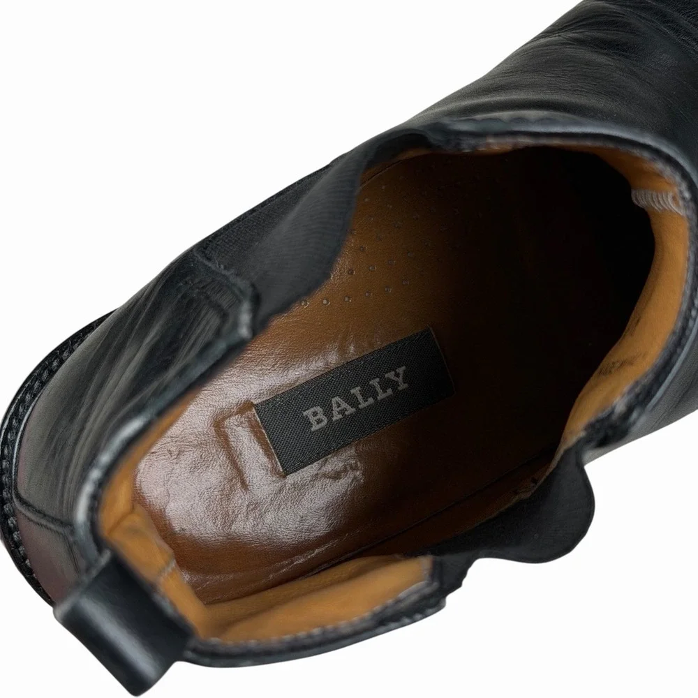 Bally Made in Italy Men's Leather Zip Chelsea‎ Ankle Boots Men's 7.5 M Black